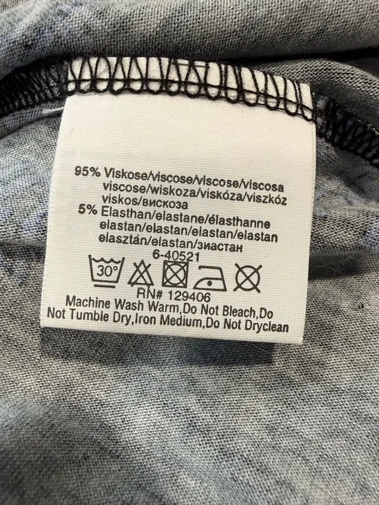 VENUS Black and Blue V‑Neck Print Dress - Picture 5 of 7